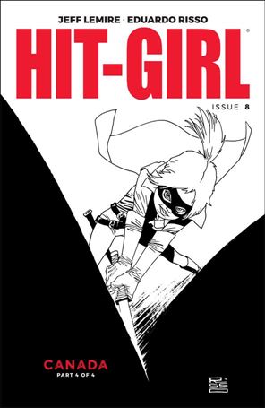 Hit-Girl (2018) issue 8-B Eduardo Risso Black & White Cover