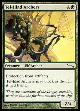 Magic the Gathering: Mirrodin (Base Set) card 131 Tel-Jilad Archers