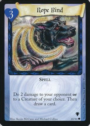 Harry Potter: Quidditch Cup (Base Set) card 68 Rope Bind