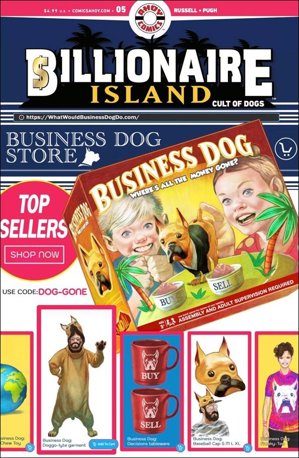 Billionaire Island: Cult of Dogs issue 5