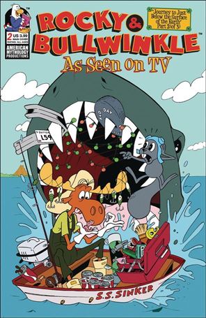 Rocky & Bullwinkle: As Seen on TV issue 2 S.L. Gallant Cover