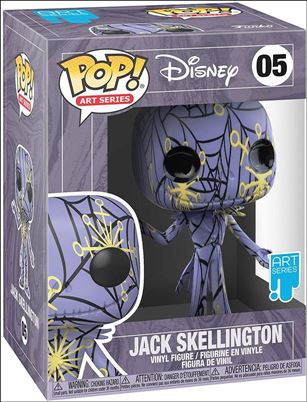 POP! Art Series figure 5 Jack Skellington (Purple)