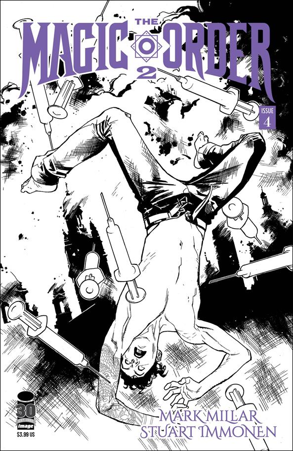 Magic Order 2 issue 4-B Stuart Immonen Black & White Cover