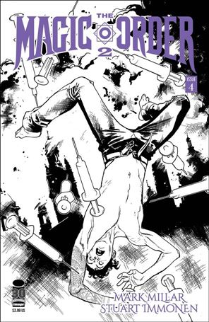Magic Order 2 issue 4-B Stuart Immonen Black & White Cover