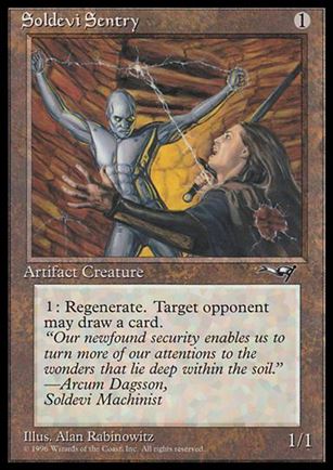 Magic the Gathering: Alliances (Base Set) card 132-B Soldevi Sentry
