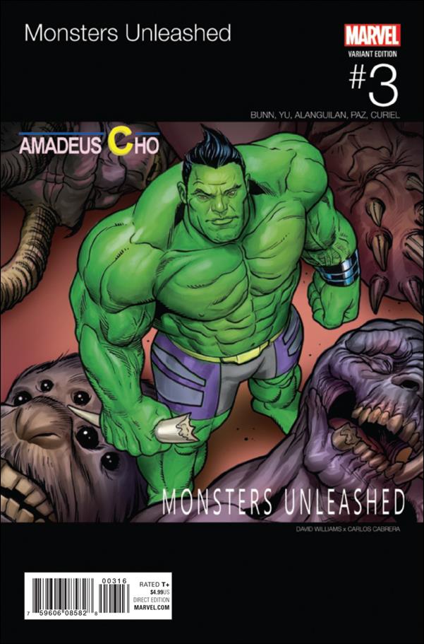 Monsters Unleashed (2017/03) issue 3-F David Williams Hip Hop Cover