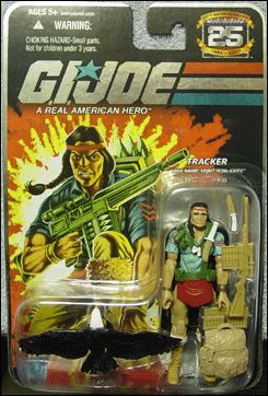 G.I. Joe 25th Anniversary Basic 3 3/4" Action Figures figure 17 Spirit Iron-Knife (Tracker)