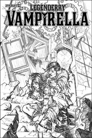 Legenderry Vampirella issue 4-B 1:10 Sketch Cover