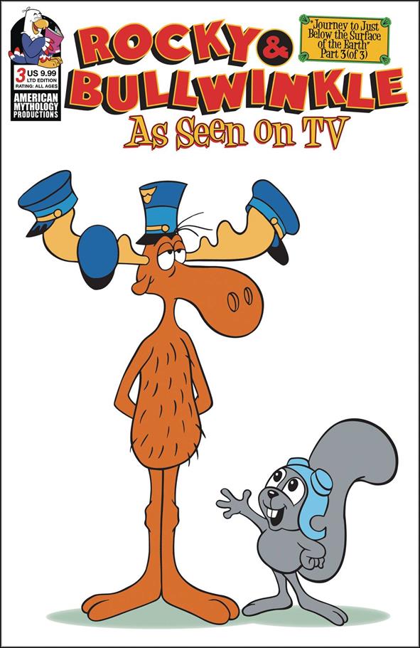 Rocky & Bullwinkle: As Seen on TV issue 3-B Retro Animation Cover 1/350