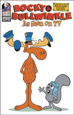 Rocky & Bullwinkle: As Seen on TV issue 3-B Retro Animation Cover 1/350