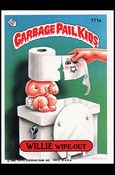 Garbage Pail Kids: Series 05 (Base Set) card 171a Willie Wipe-Out