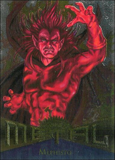 Marvel Metal (Parallel Flasher Set) card 34 Mephisto