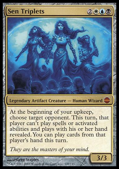 Magic The Gathering: Alara Reborn (Base Set) card 109 Sen Triplets