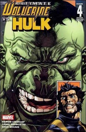 Ultimate Wolverine vs Hulk issue 4-B Leinil Francis Yu Cover (2nd Printing)