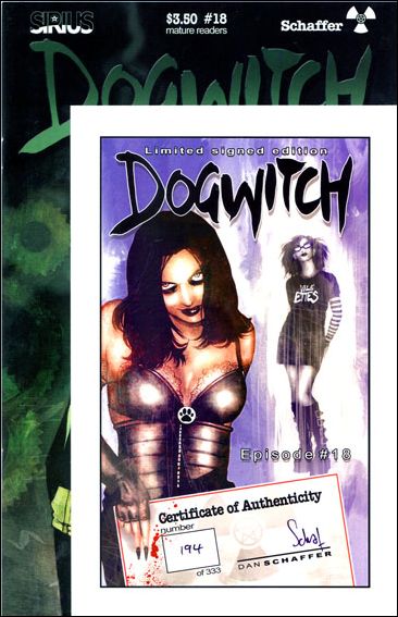 Dogwitch issue 18-B Signature Plate Edition 1/333