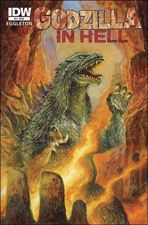 Godzilla in Hell issue 2 Bob Eggleton Cover