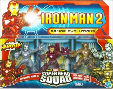 Iron Man 2 - Marvel Super Hero Squad (Box Sets) figure 1 Armor Evolutions