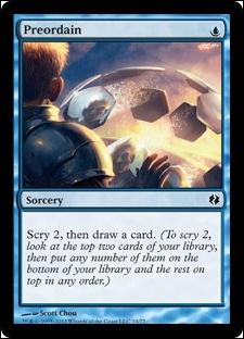 Magic the Gathering: Duel Decks: Venser vs. Koth (Base Set) card 24 Preordain