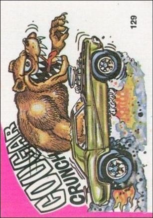 Fantastic Odd Rods: Series 1 (Base Set) card 129 Cougar Crunch