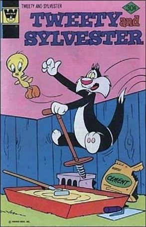 Tweety and Sylvester (1963) issue 61-B Whitman Cover