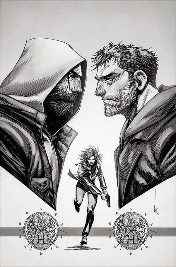 Agent issue 2-G Kevin Keane 1:30 B/W Virgin Cover