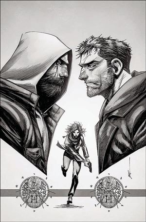 Agent issue 2-G Kevin Keane 1:30 B/W Virgin Cover