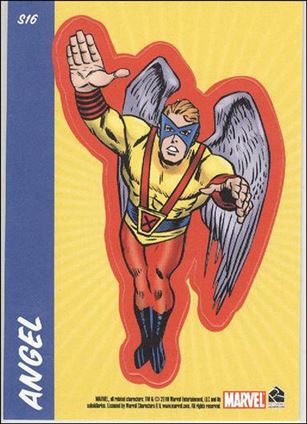 70 Years of Marvel Comics (Retro Sticker Subset) card S16 Angel