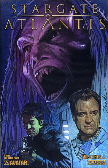 Stargate Atlantis: Wraithfall issue 3 Drake Painted Cover