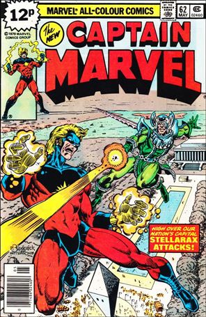 Captain Marvel (1968) issue 62-B UK Price Cover