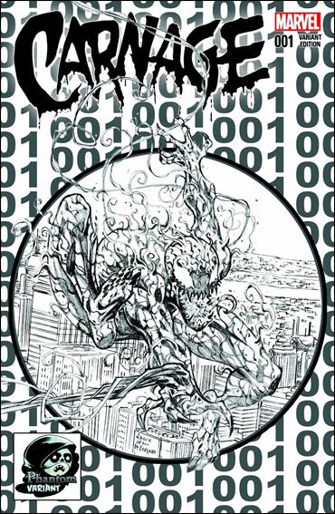 Carnage (2016) issue 1-E Todd Nauck Phantom Sketch Cover