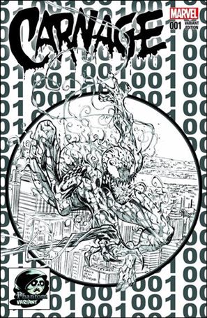 Carnage (2016) issue 1-E Todd Nauck Phantom Sketch Cover