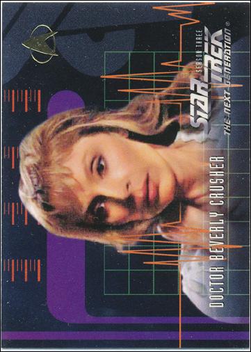 Star Trek: The Next Generation - The Episode Collection Season Three (Base Set) card 222 Doctor Beverly Crusher