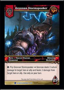 World of Warcraft: Heroes of Azeroth (Oversized Hero Subset) card 10 Grennan Stormspeaker