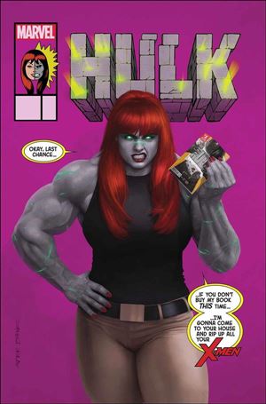 Hulk (2017) issue 7-B Rahzzah Cover