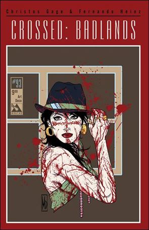 Crossed: Badlands issue 93-F Art Deco Cover