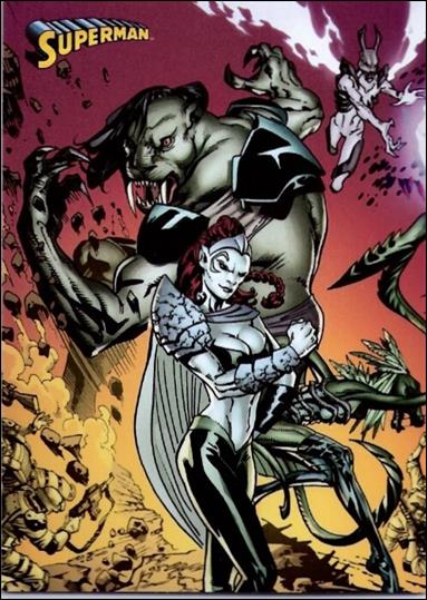 Superman: The Legend (Base Set) card 61 The Worldkillers