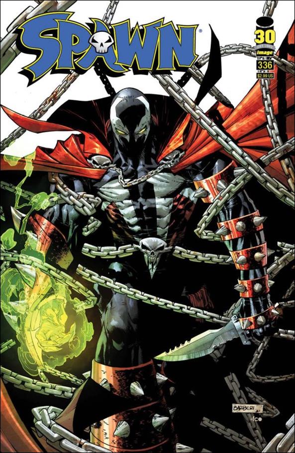 Spawn issue 336-B Carlo Barberi Cover