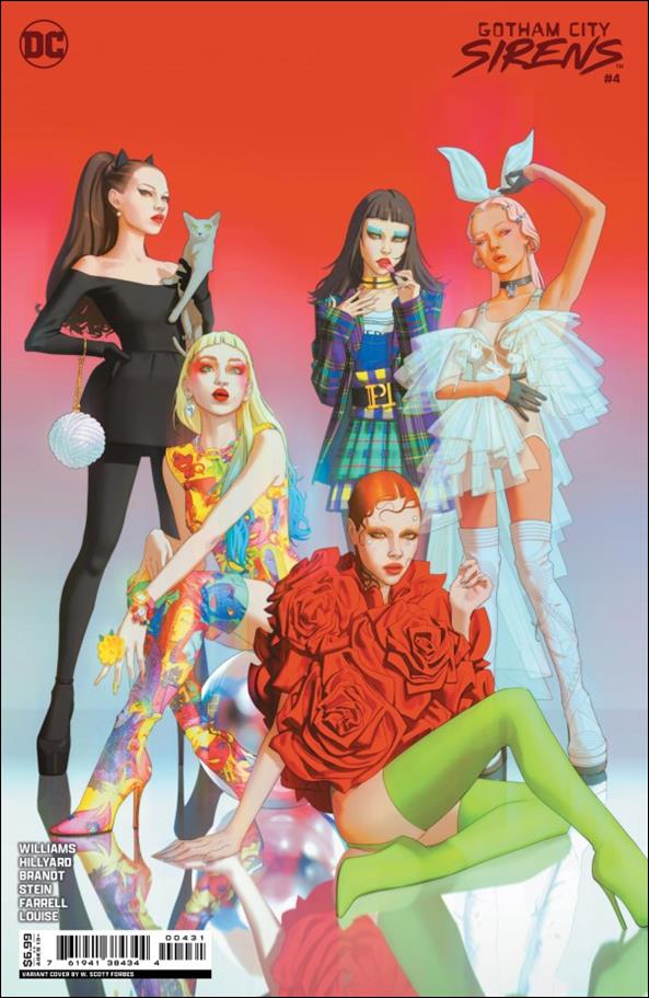 Gotham City Sirens (2024) issue 4-B W. Scott Forbes Cardstock Cover