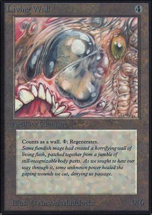 Magic the Gathering: Limited Edition Alpha (Base Set) card 259 Living Wall