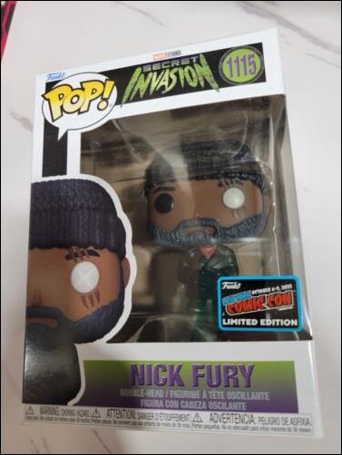 POP! Marvel figure 1115-B Nick Fury (2022 NYCC Exclusive)