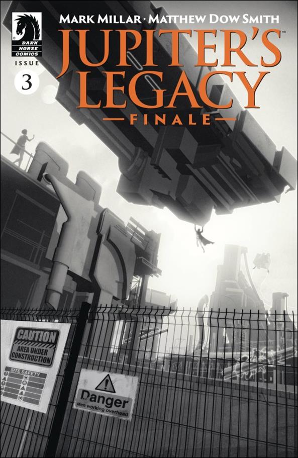 Jupiter's Legacy: Finale issue 3-B Lee Carter B&W Cover