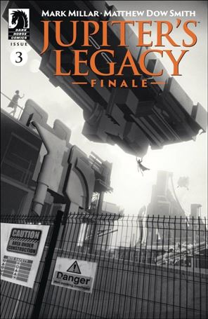 Jupiter's Legacy: Finale issue 3-B Lee Carter B&W Cover