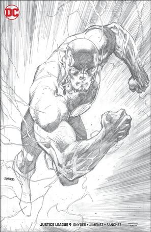 Justice League (2018) issue 9-C Jim Lee 1:100 Pencil Cover