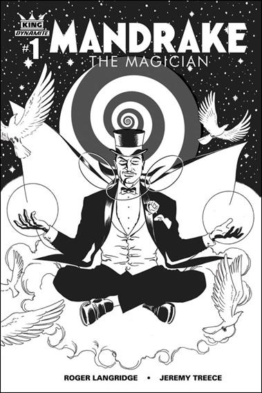 King: Mandrake the Magician issue 1-B Darwyn Cooke 1:10 Black & White Cover