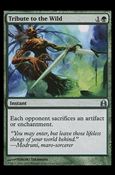 Magic the Gathering: Commander (Base Set) card 175 Tribute to the Wild