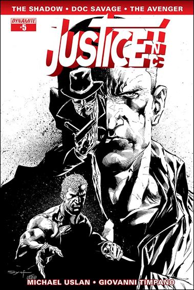 Justice, Inc. (2014) issue 5-F Ardian Syaf 1:15 Black & White Cover