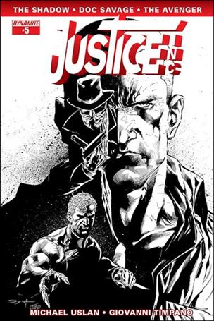 Justice, Inc. (2014) issue 5-F Ardian Syaf 1:15 Black & White Cover