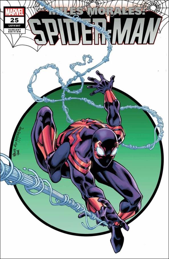 Miles Morales: Spider-Man (2022) issue 25-F Retailer Exclusive Todd Nauck Homage Cover