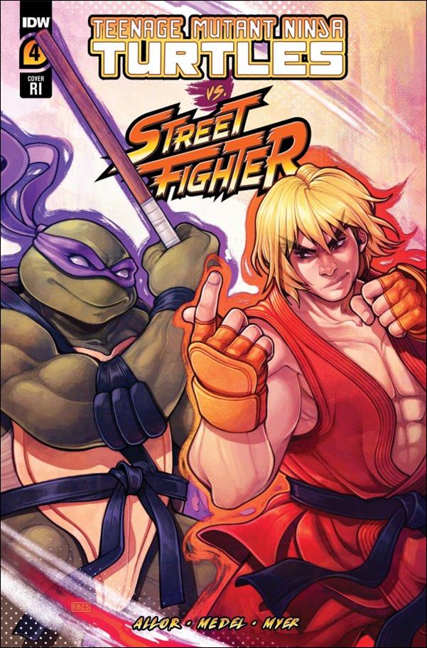 Teenage Mutant Ninja Turtles vs. Street Fighter issue 4-E Elizabeth Beals 1:50 Cover