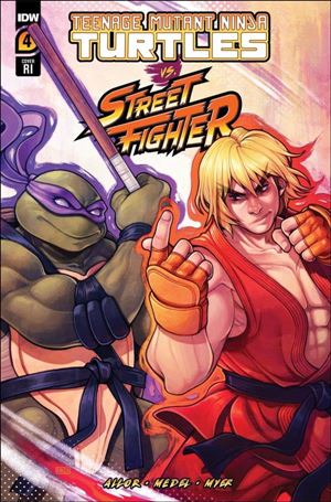 Teenage Mutant Ninja Turtles vs. Street Fighter issue 4-E Elizabeth Beals 1:50 Cover